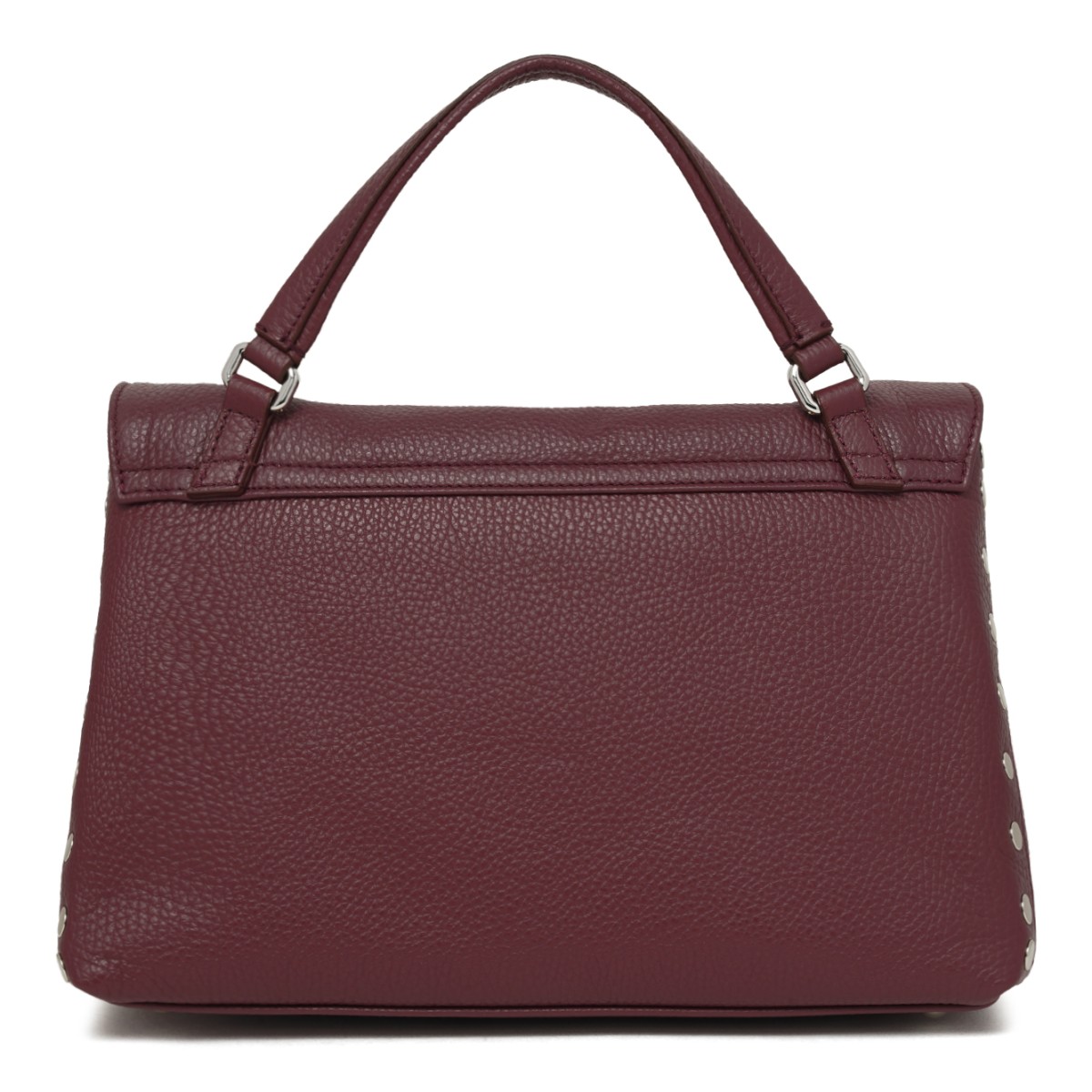 Burgundy Leather Handbag.
