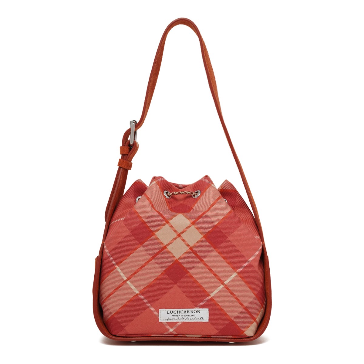 Red Tartan Bucket Bag.