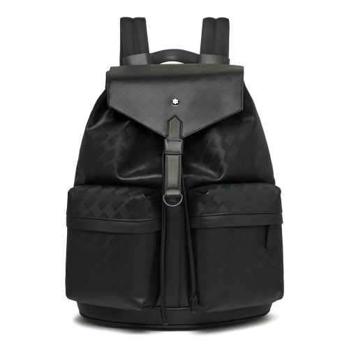 Black Leather Backpack.
