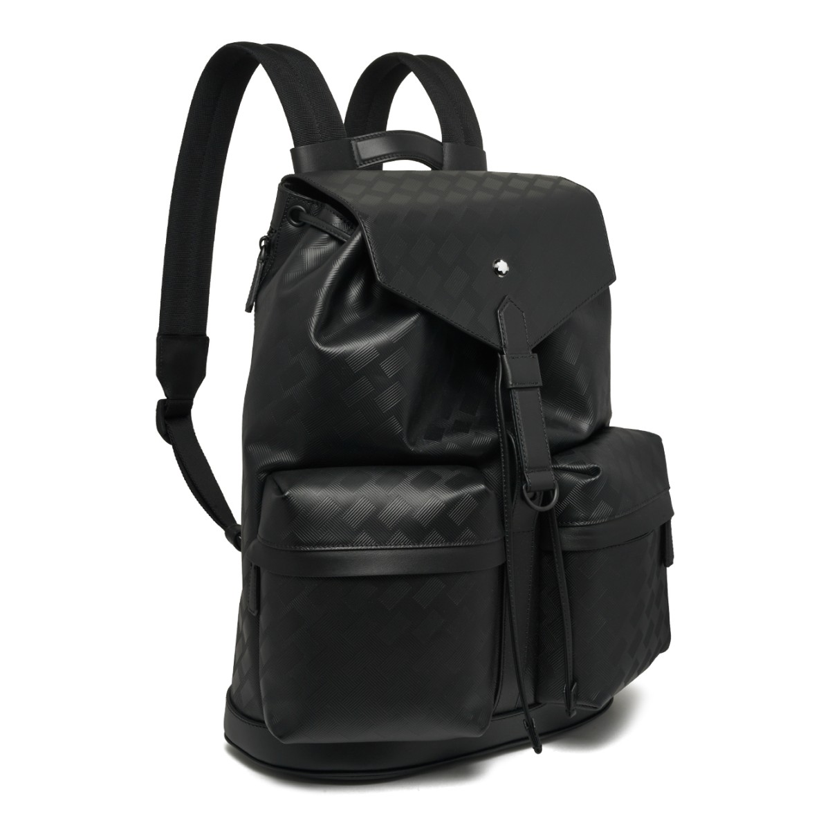 Black Leather Backpack.