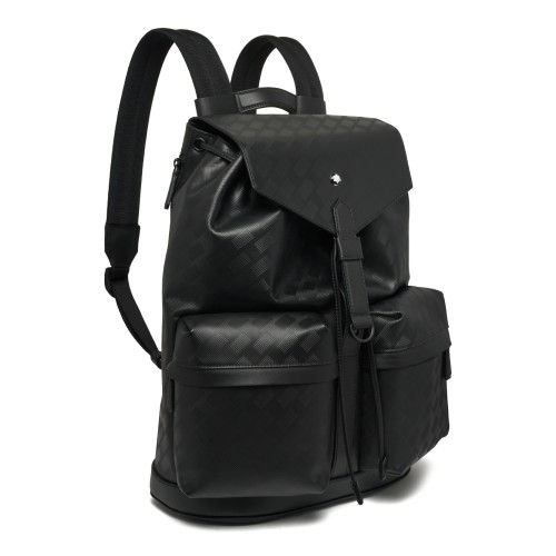 Black Leather Backpack.