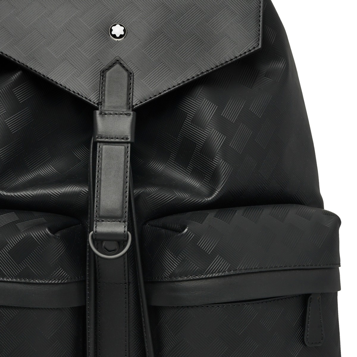 Black Leather Backpack.