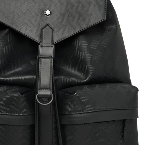 Black Leather Backpack.