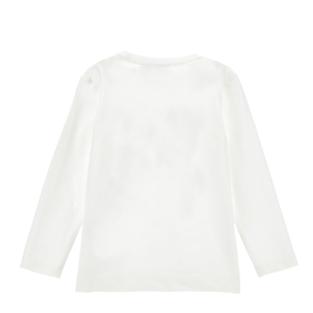 White Teddy Bear Long-Sleeve T-Shirt.