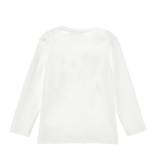 White Teddy Bear Long-Sleeve T-Shirt.