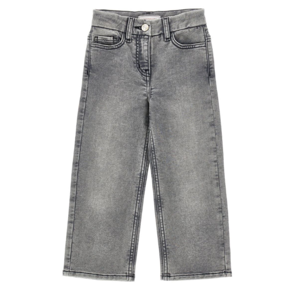 Grey Washed Denim Jeans.