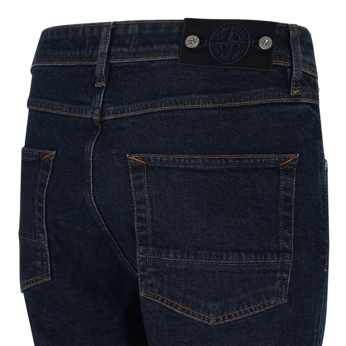 Dark Blue Denim Jeans.