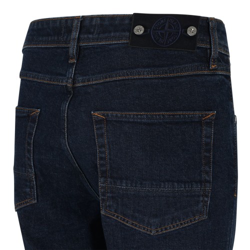 Dark Blue Denim Jeans.