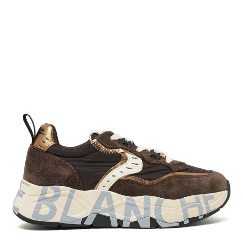 Brown Suede Sneakers.