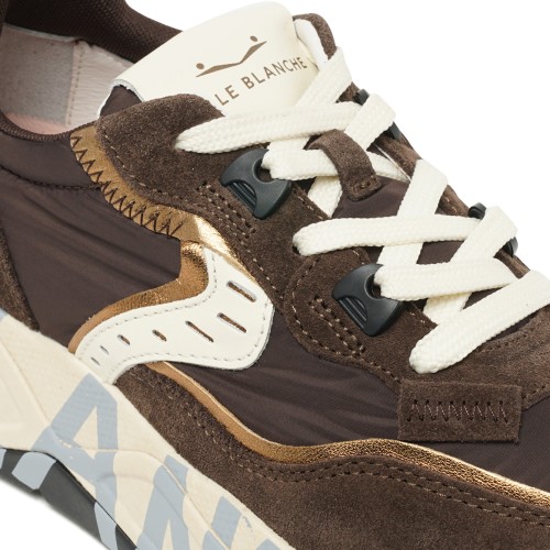 Brown Suede Sneakers.