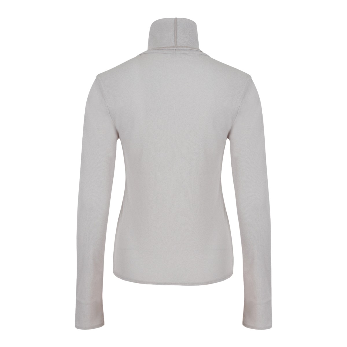 Light Grey Turtleneck Top.