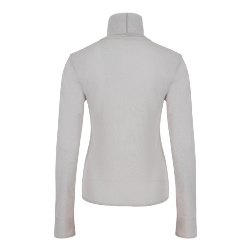 Light Grey Turtleneck Top.