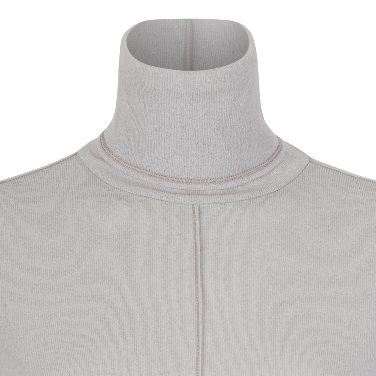 Light Grey Turtleneck Top.