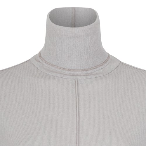 Light Grey Turtleneck Top.