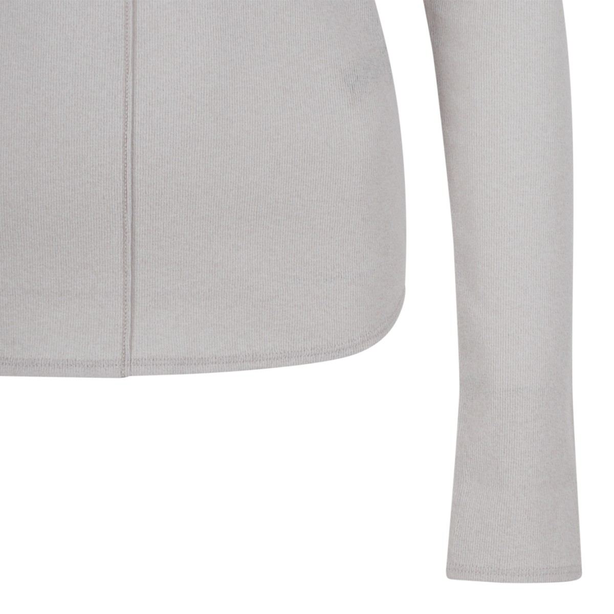 Light Grey Turtleneck Top.