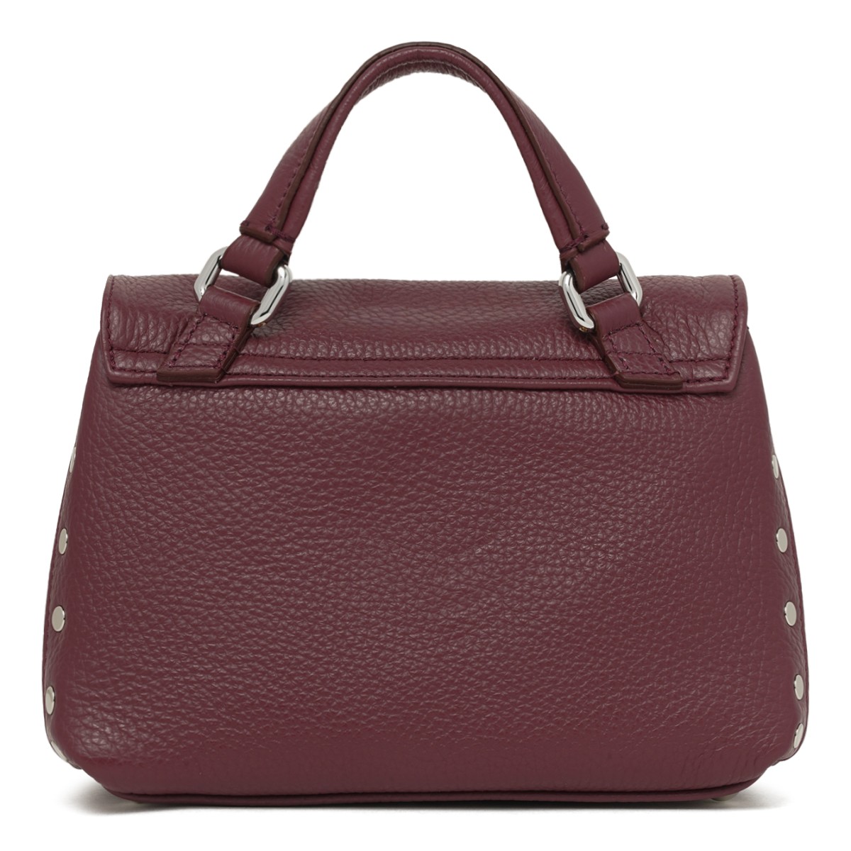 Burgundy Leather Handbag.