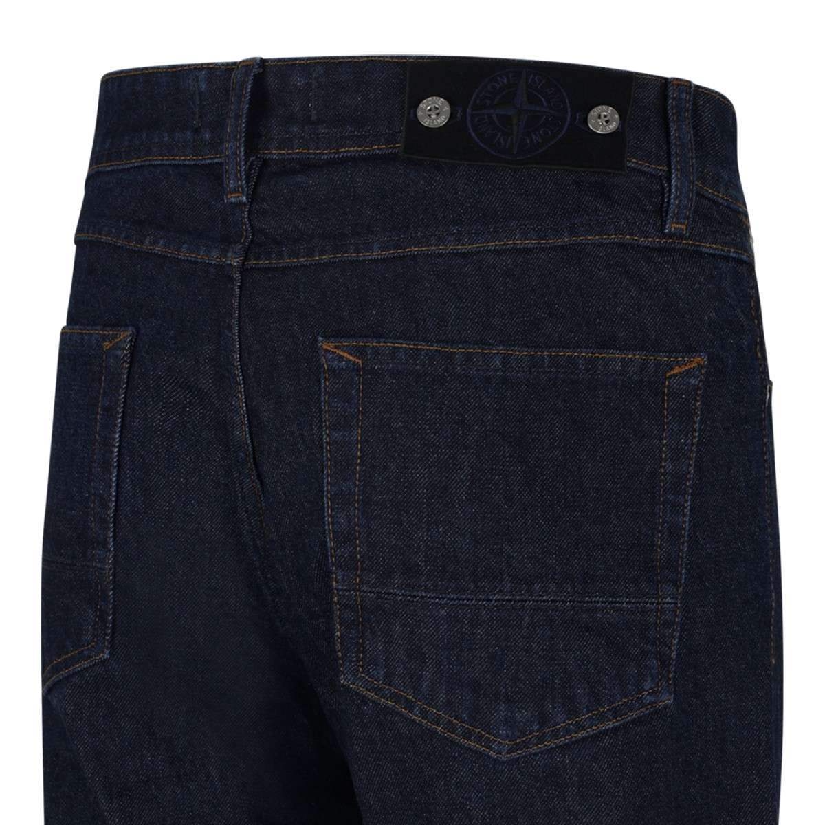 Dark Blue Denim Jeans.
