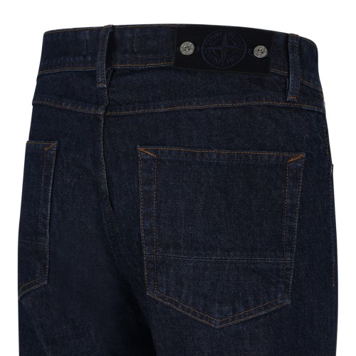 Dark Blue Denim Jeans.