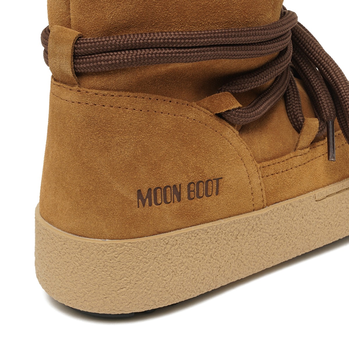 Brown Suede Snow Boots.