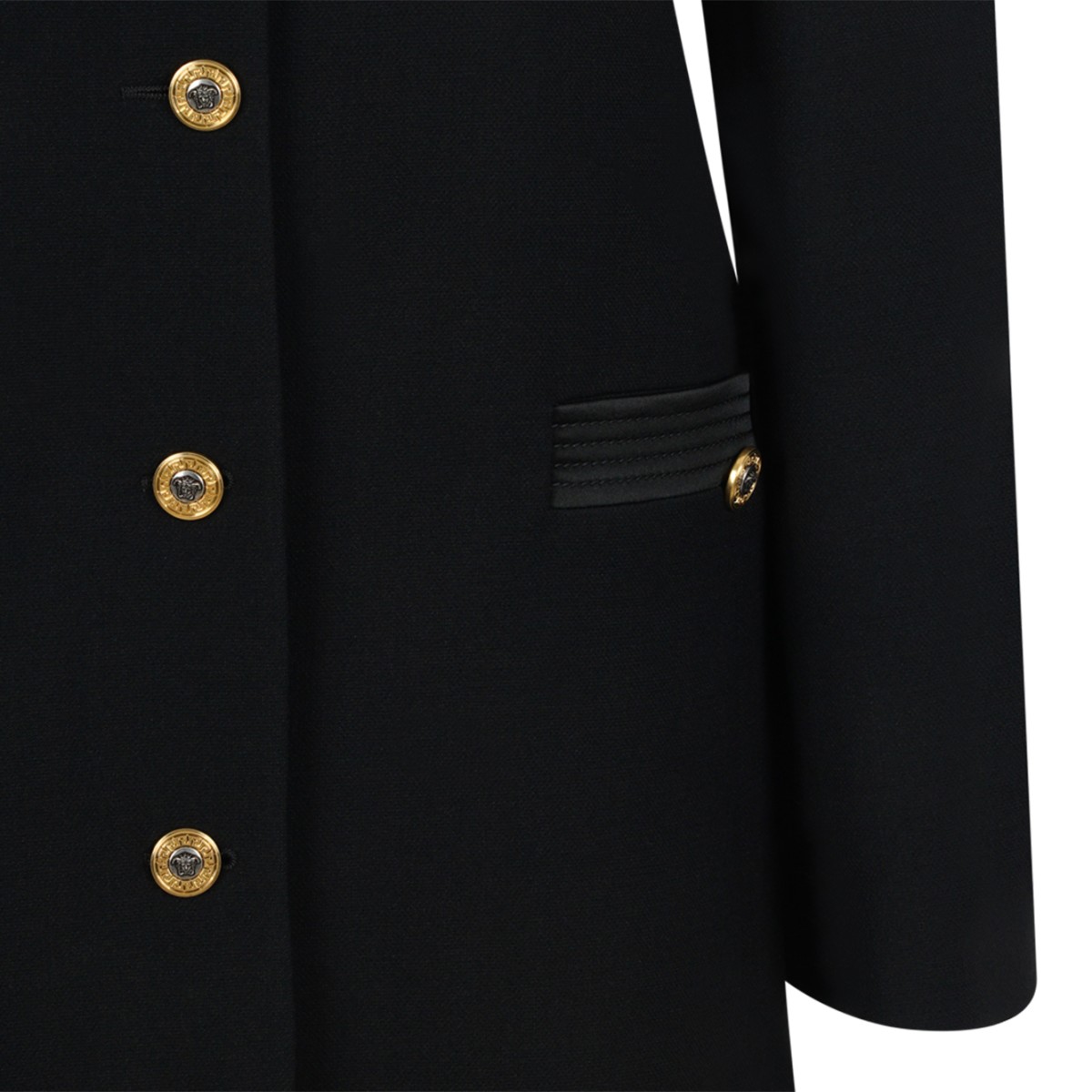 Black Tailored Coat.