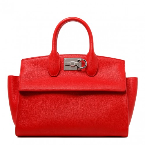 Bright Red Calf Leather...