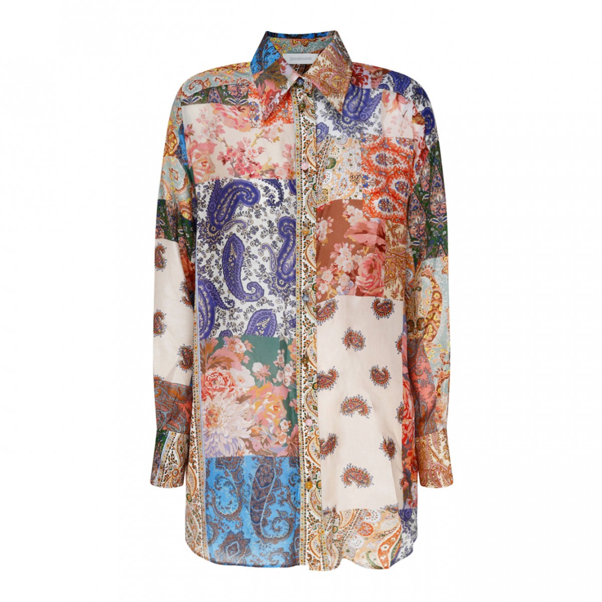Multicolour Silk Shirt