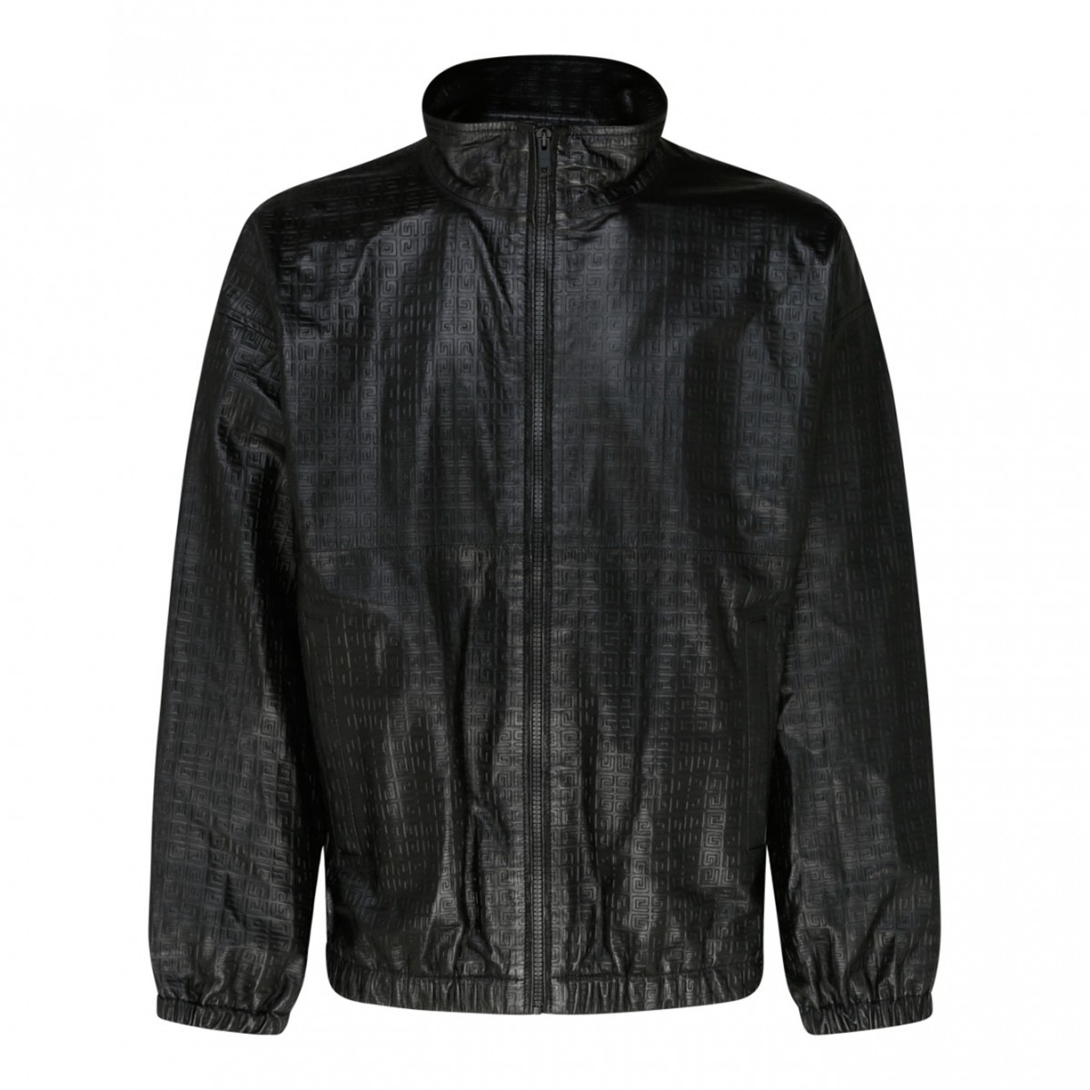 Black Nappa Leather 4G Jogging Jacket
