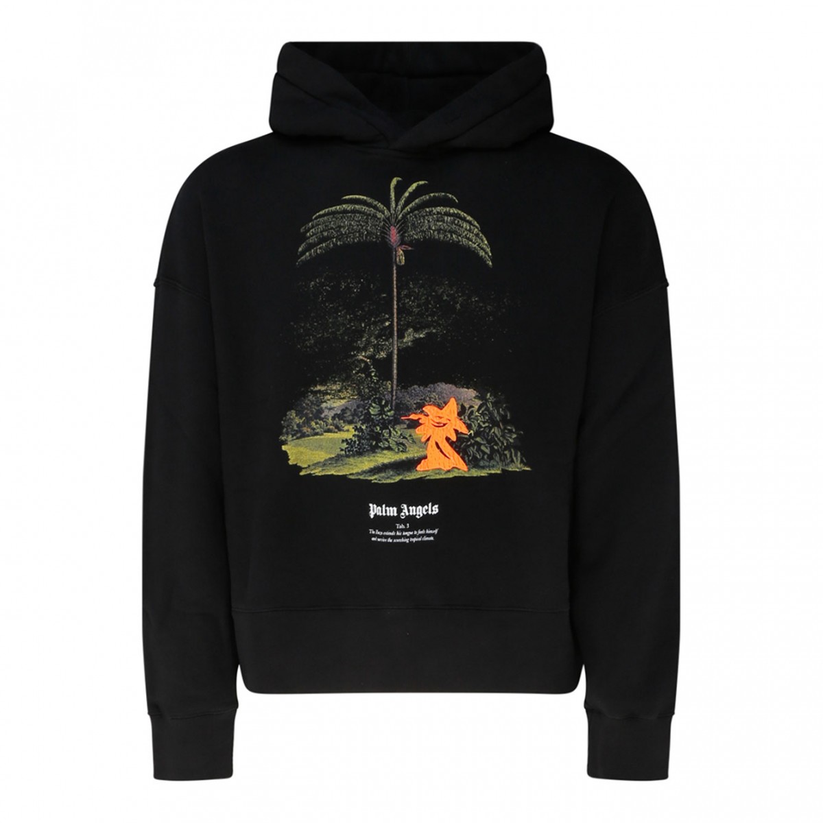 Black Cotton "Enzo From The Tropic" Hoodie