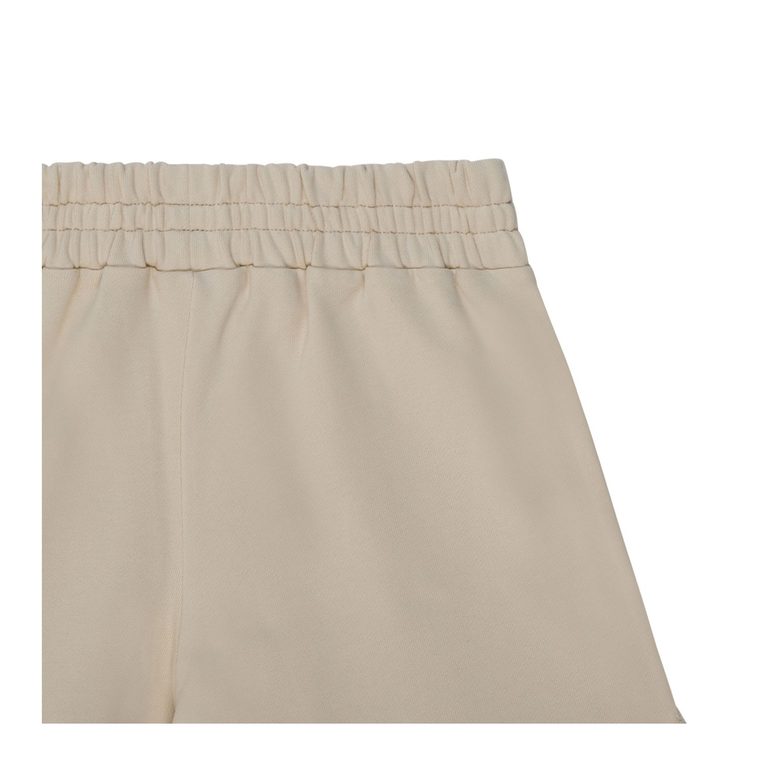 Regular junior trousers in beige - FENDI KIDS - Mariodannashop