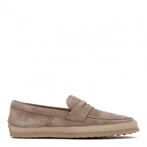 Tod's Beige Leather Woven...
