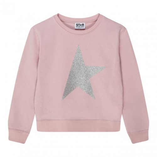 Pink Cotton Glitter Star...