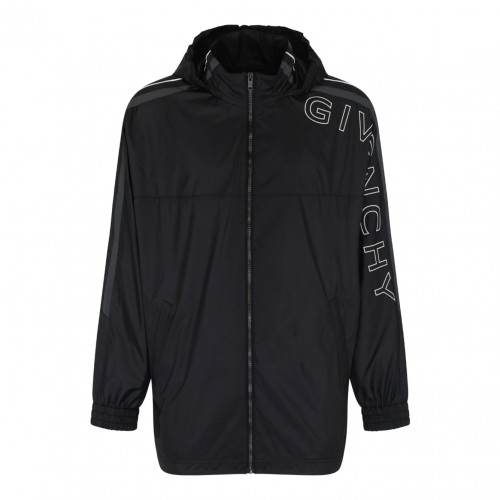 Black Nylon Sports Jacket