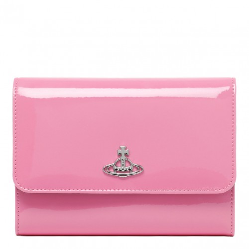 Rose Pink Chain Wallet
