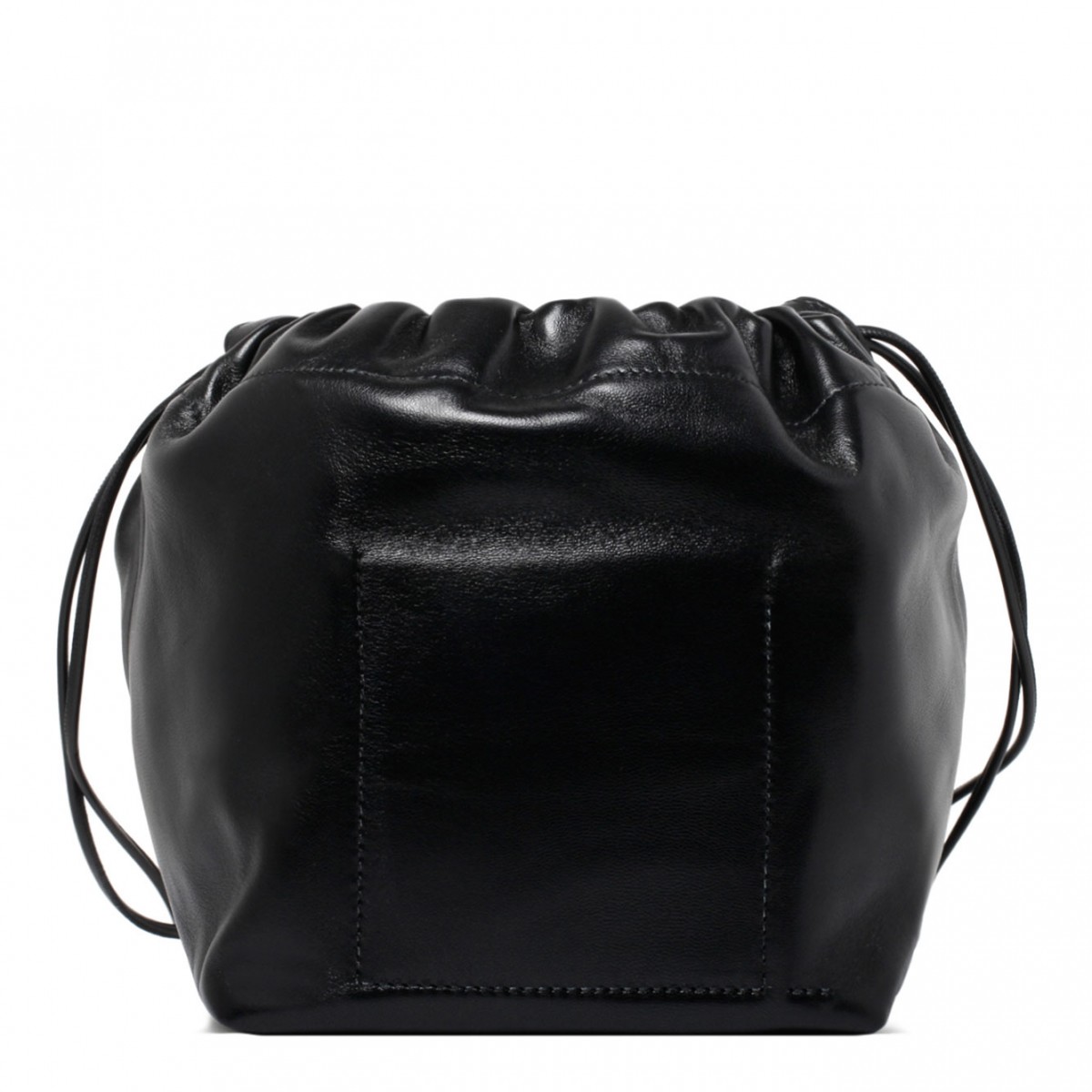 Black Leather Small Crossbody Bag