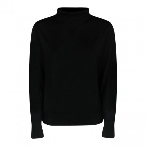 Black Merino Wool Sweater