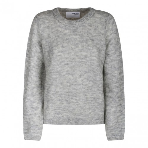 Light Grey Wool Pullover