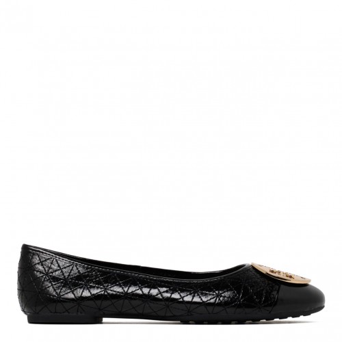 Black Claire Quilted Ballerina