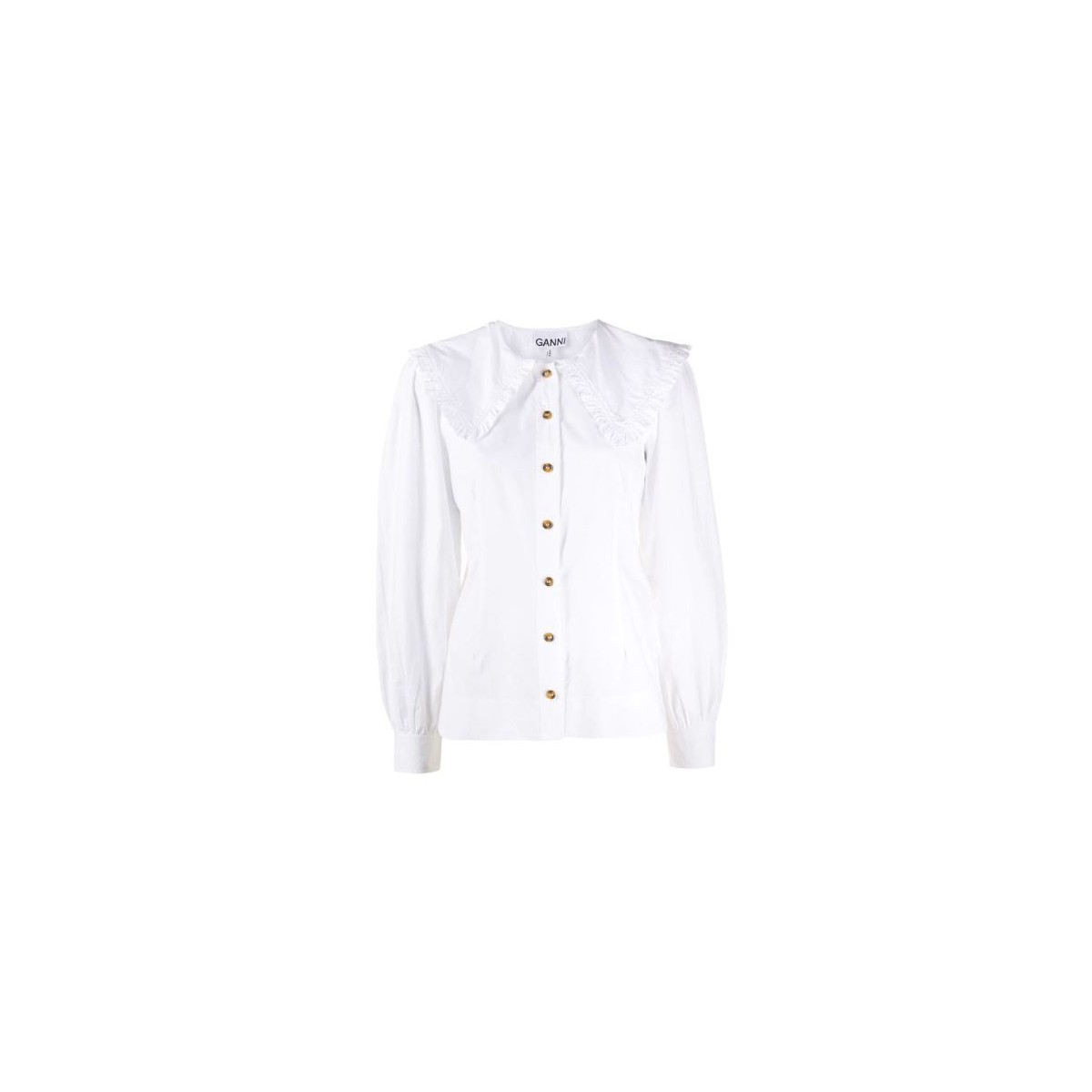 Ganni woman fitted shirt