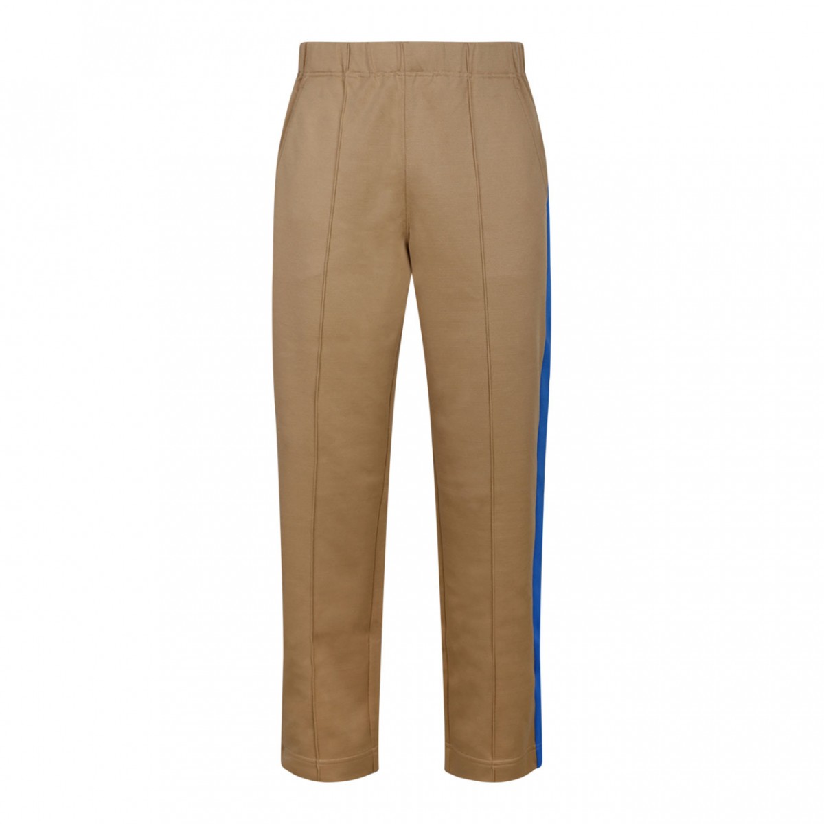 Beige and Multicolour Track Pants