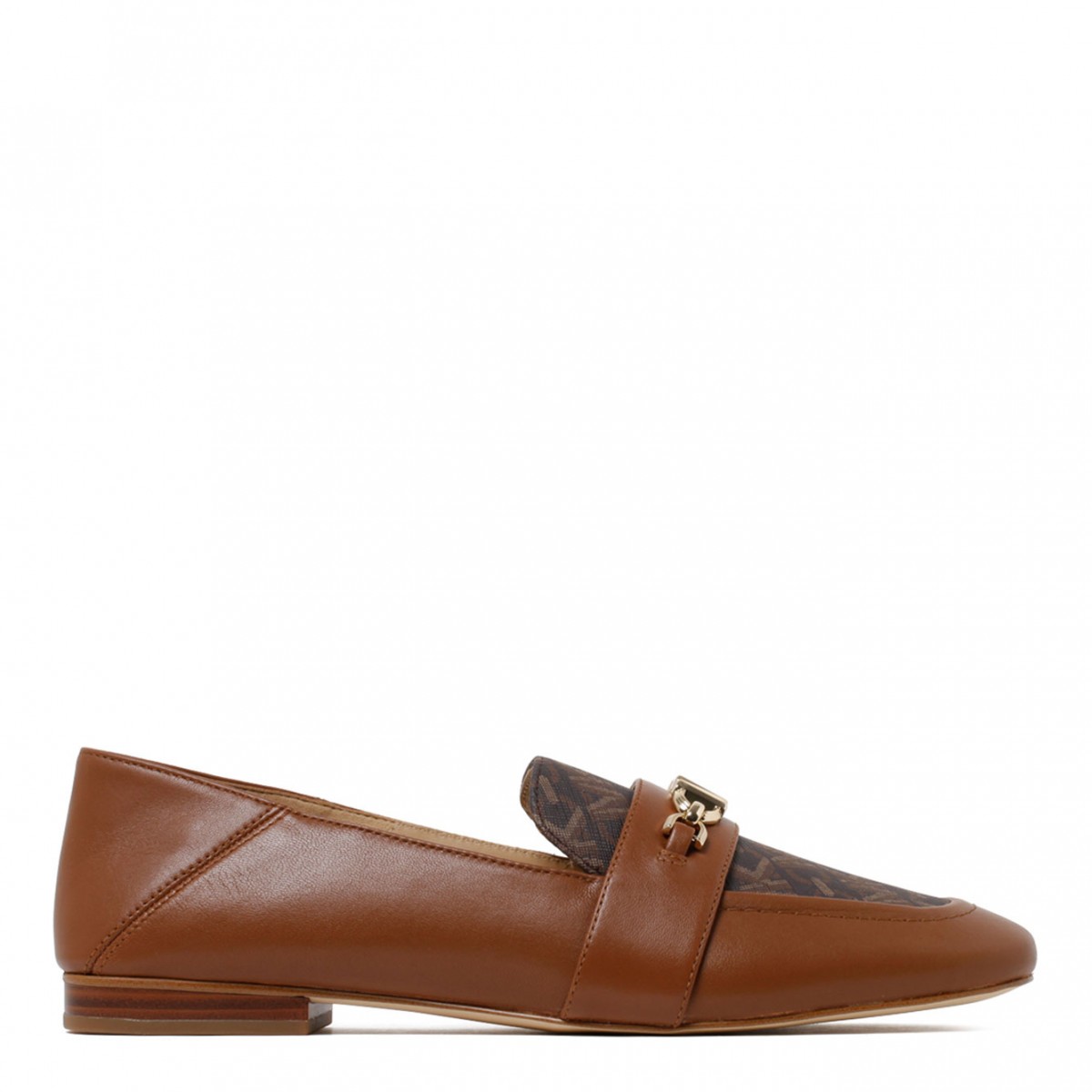 Brown Leather Tiffanie Loafers