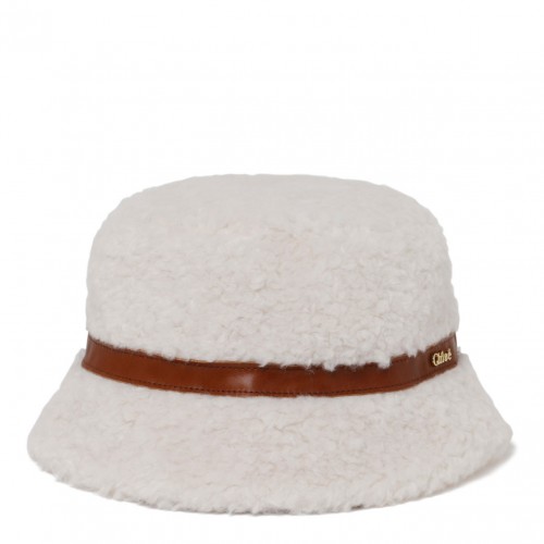 Cream and Brown Bucket Hat