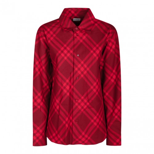 Red Check Pattern Shirt