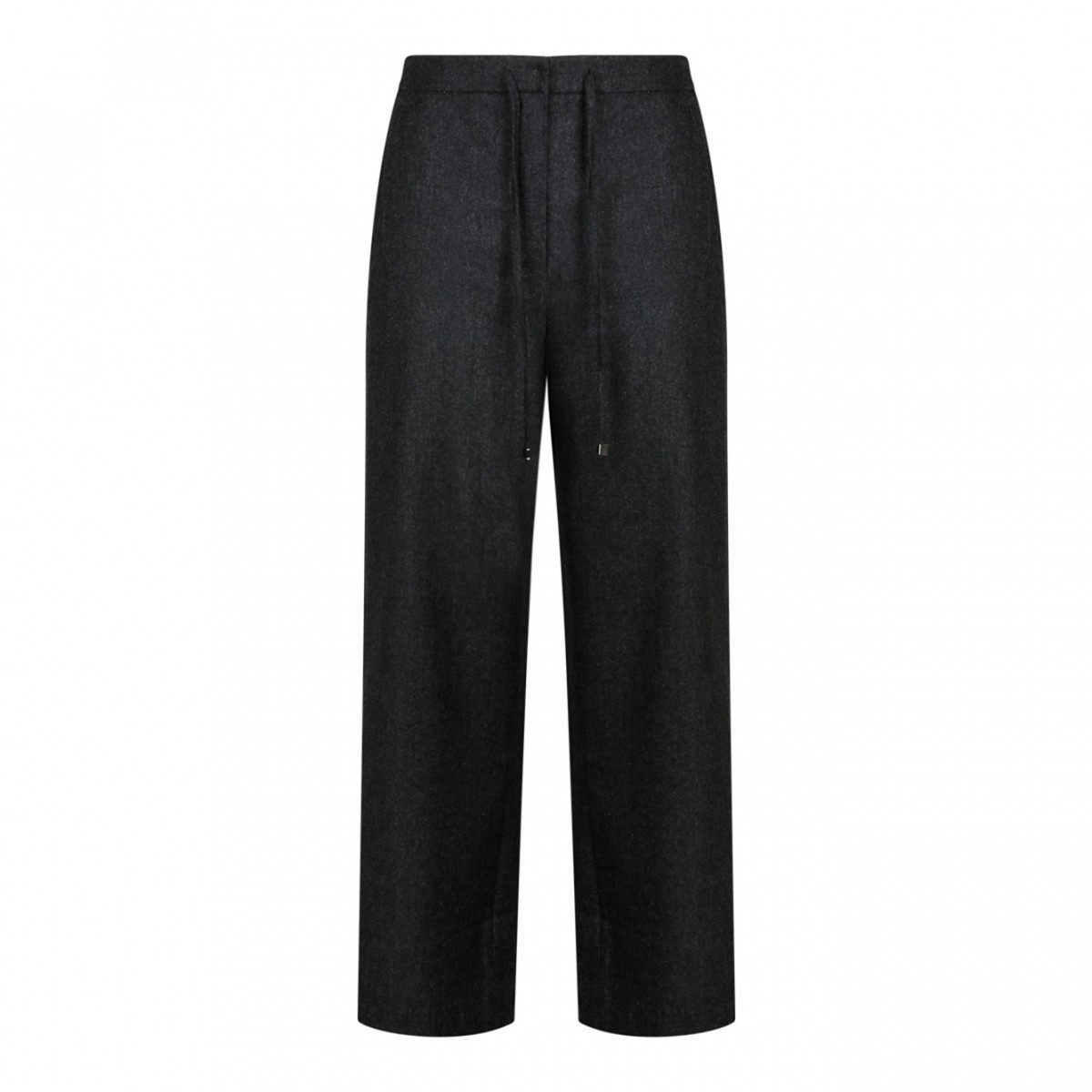 Anthracite Flannel Joggings Trousers