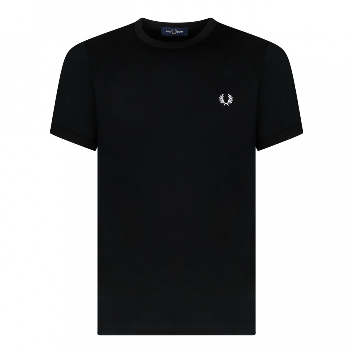 Black Logo Embroidred T-Shirt