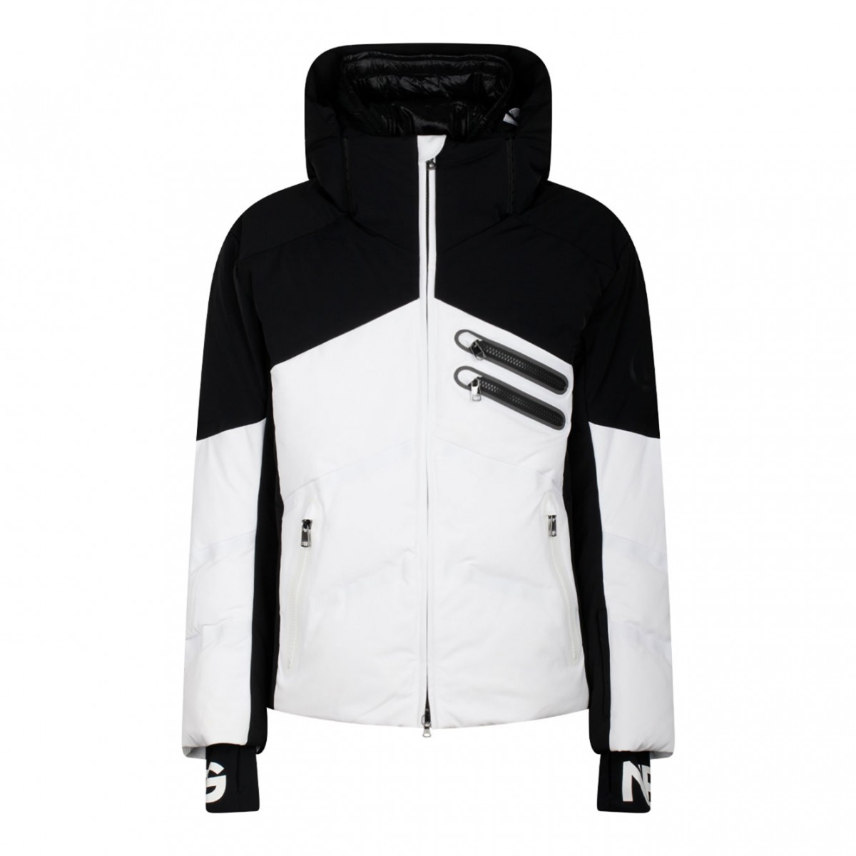 White and Black Ski Jacket