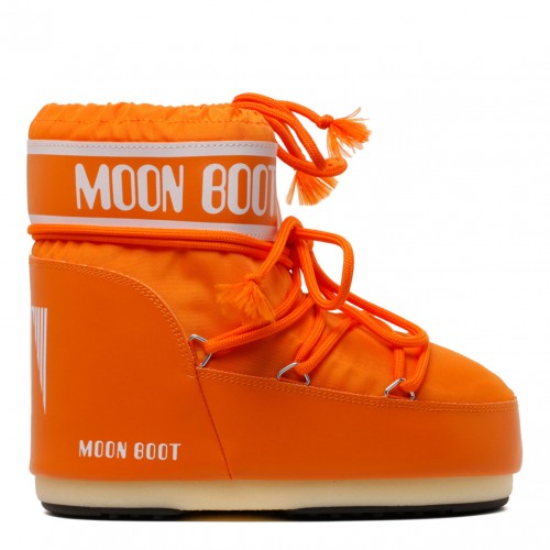 Orange Nylon Boots