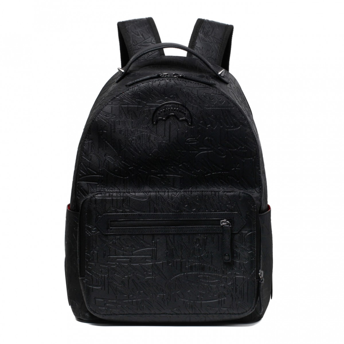 Black Night Graff Embossed Backpack