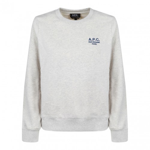 Light Grey Cotton Sweatshirt