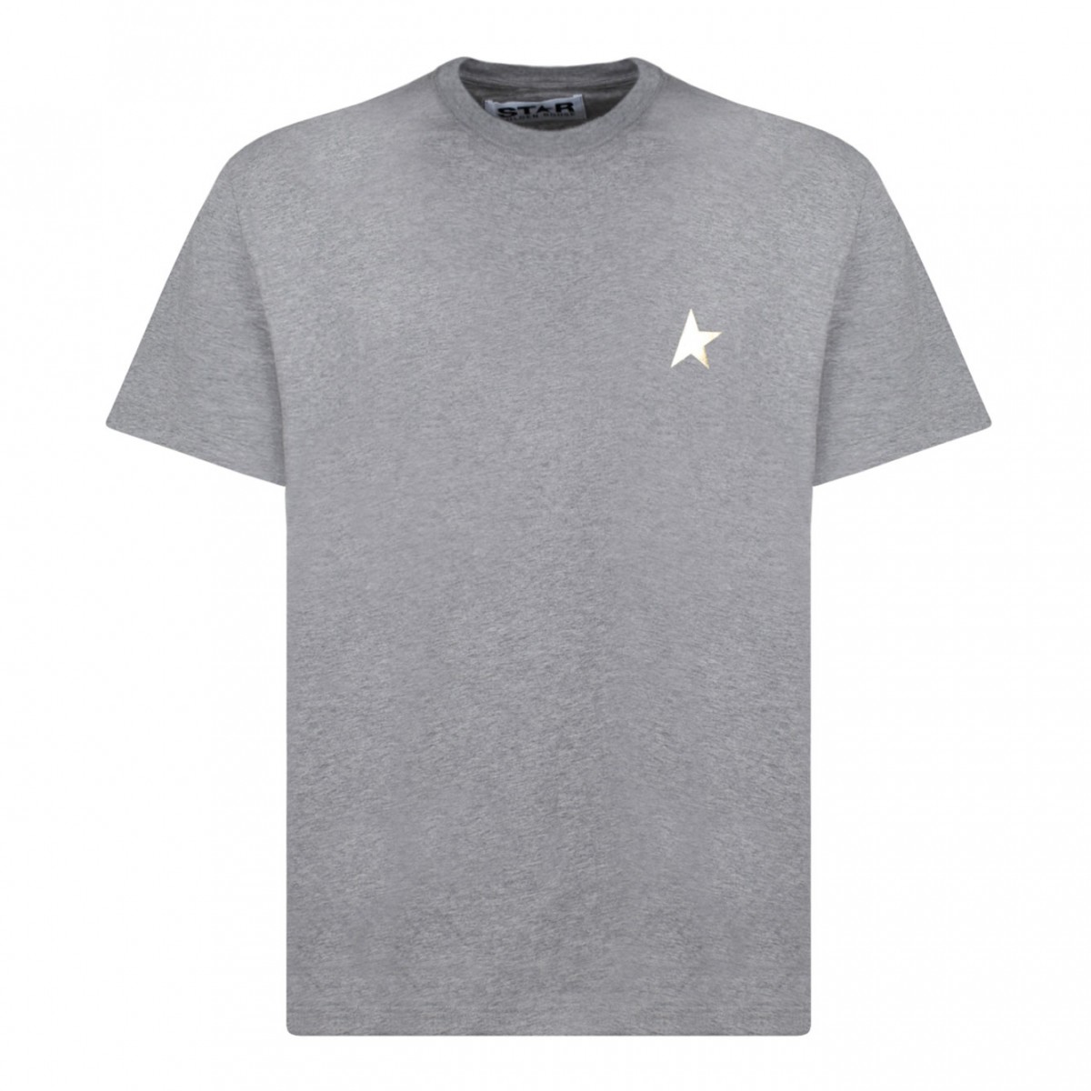 Melange Grey Gold Star T-Shirt