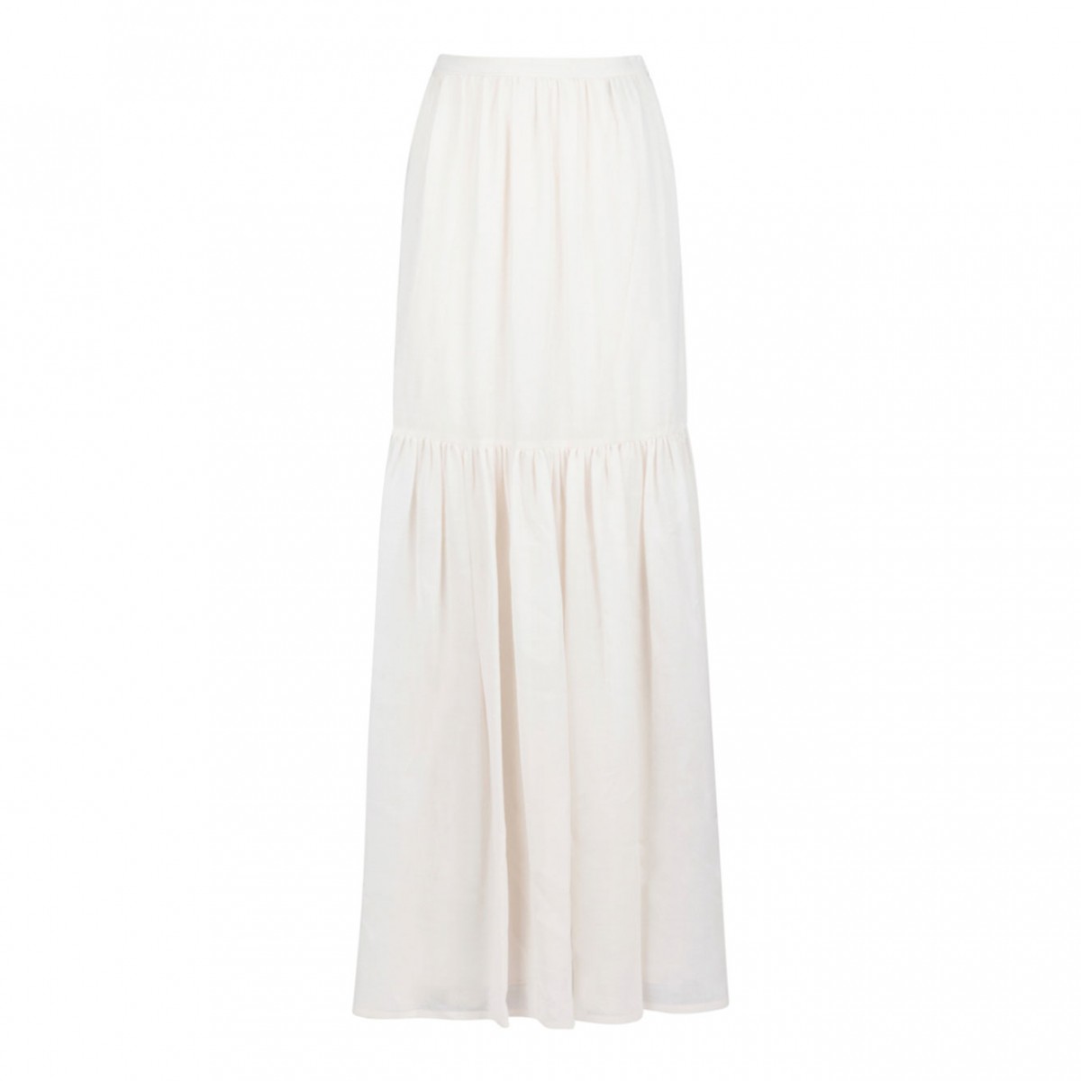 Ivory White Long Skirt